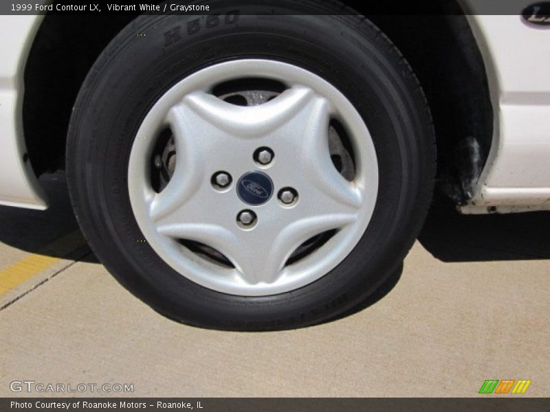 Vibrant White / Graystone 1999 Ford Contour LX