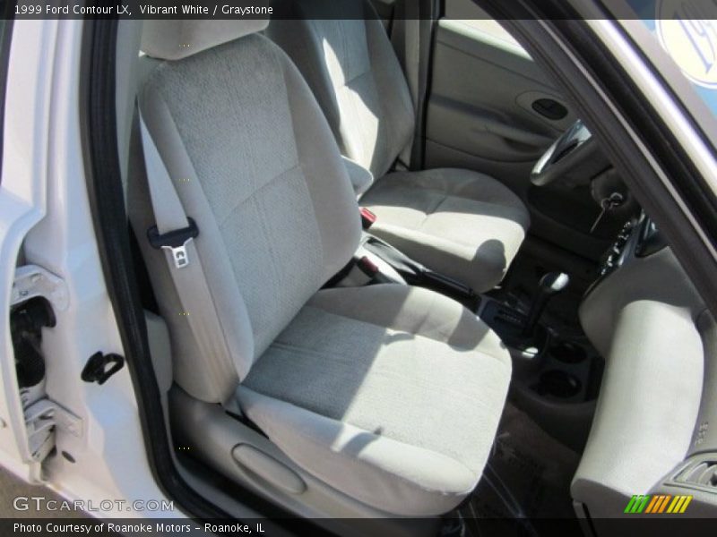 Vibrant White / Graystone 1999 Ford Contour LX