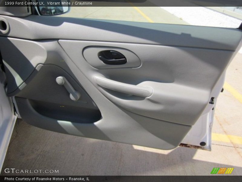 Vibrant White / Graystone 1999 Ford Contour LX