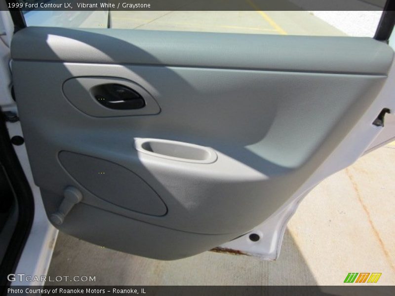Vibrant White / Graystone 1999 Ford Contour LX