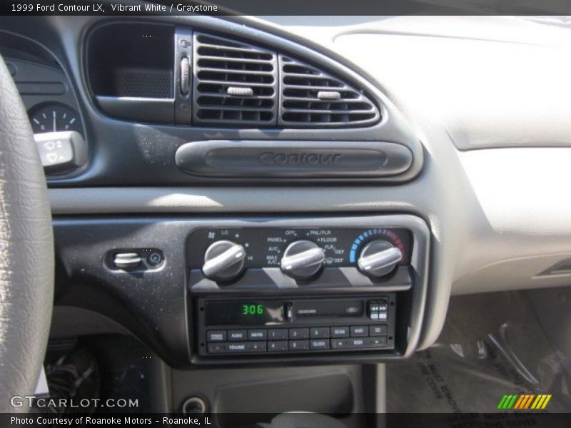 Vibrant White / Graystone 1999 Ford Contour LX