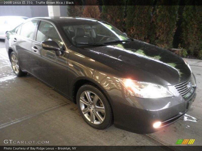 Truffle Brown Mica / Black 2008 Lexus ES 350