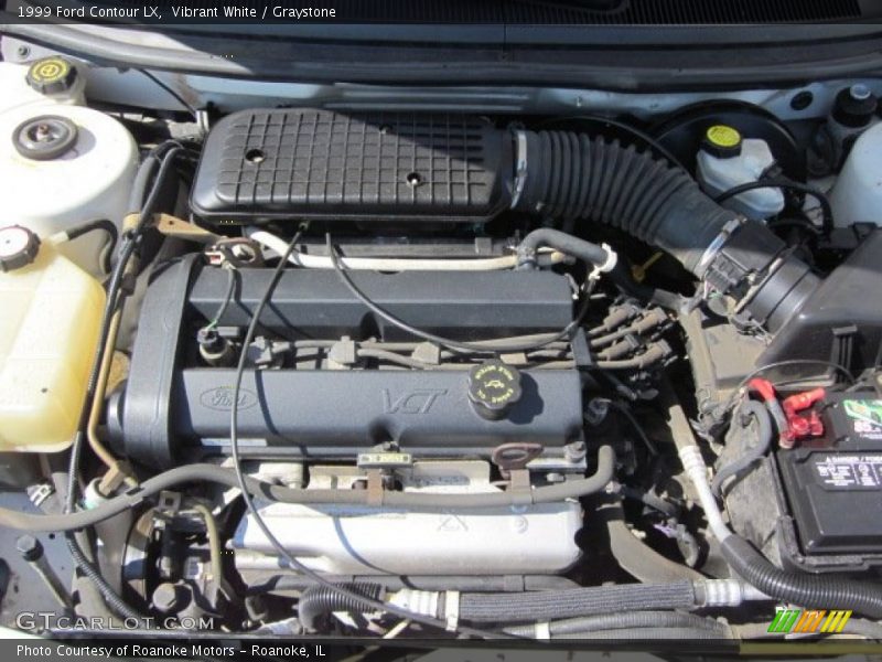 Vibrant White / Graystone 1999 Ford Contour LX