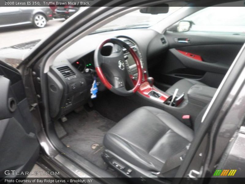 Truffle Brown Mica / Black 2008 Lexus ES 350