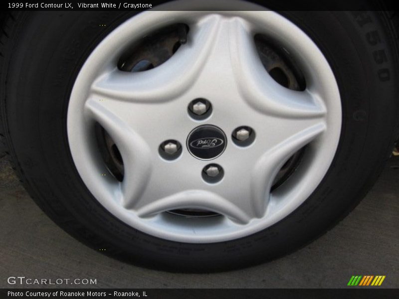 Vibrant White / Graystone 1999 Ford Contour LX