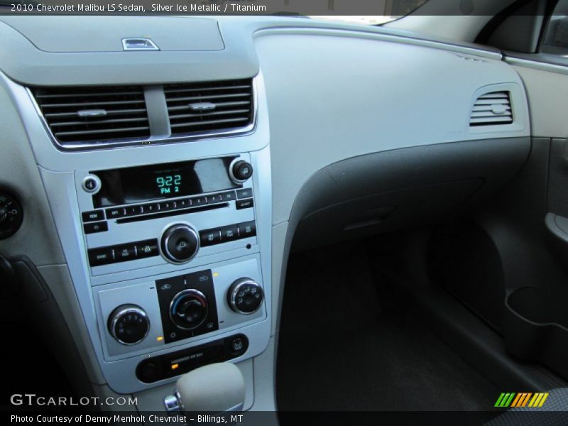 Silver Ice Metallic / Titanium 2010 Chevrolet Malibu LS Sedan