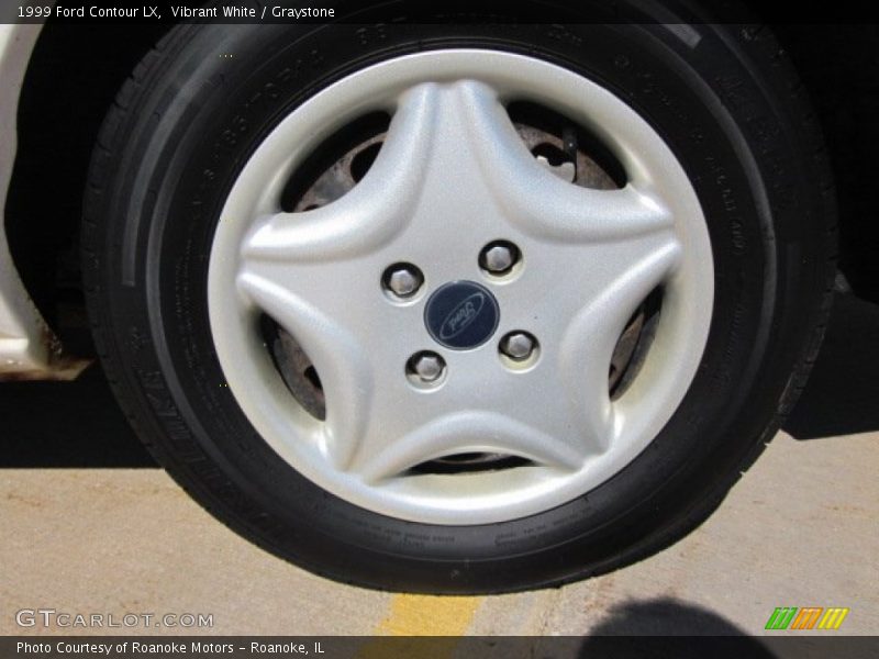 Vibrant White / Graystone 1999 Ford Contour LX