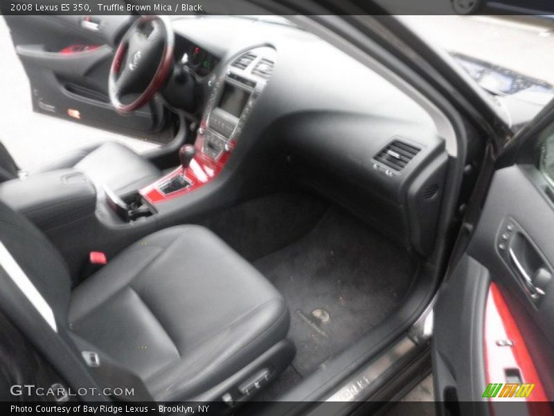 Truffle Brown Mica / Black 2008 Lexus ES 350