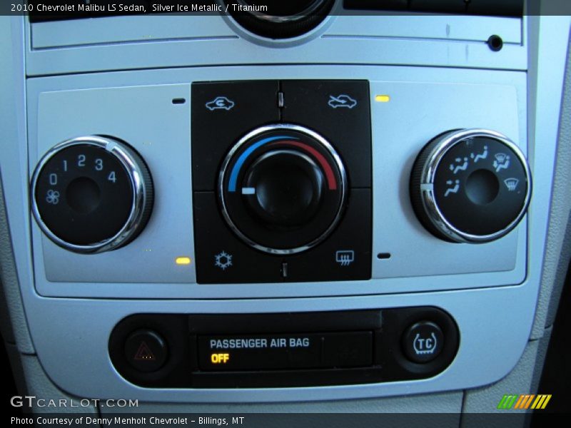 Silver Ice Metallic / Titanium 2010 Chevrolet Malibu LS Sedan