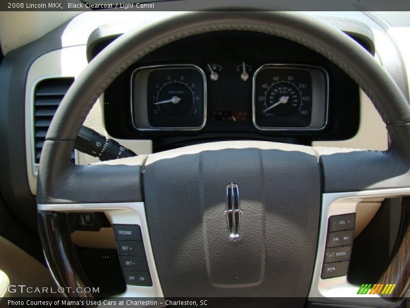 Black Clearcoat / Light Camel 2008 Lincoln MKX