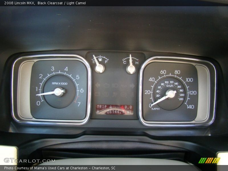 Black Clearcoat / Light Camel 2008 Lincoln MKX