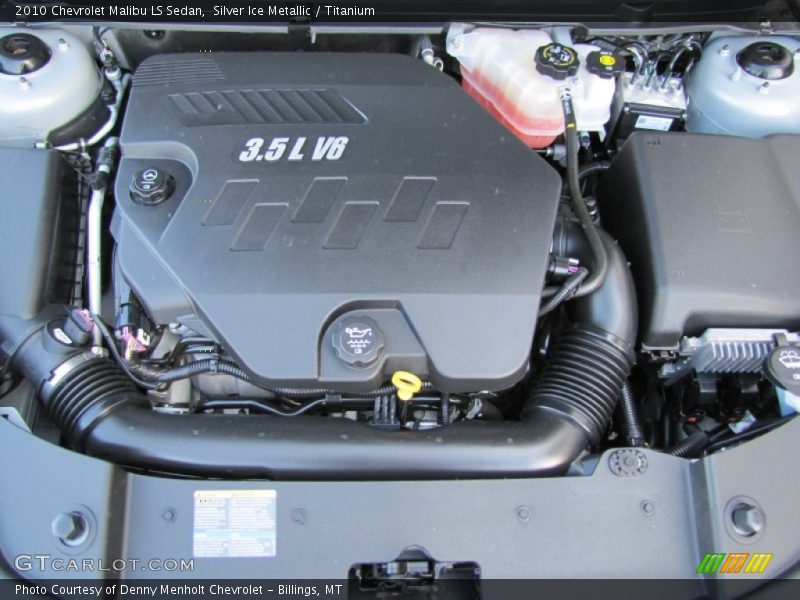 Silver Ice Metallic / Titanium 2010 Chevrolet Malibu LS Sedan