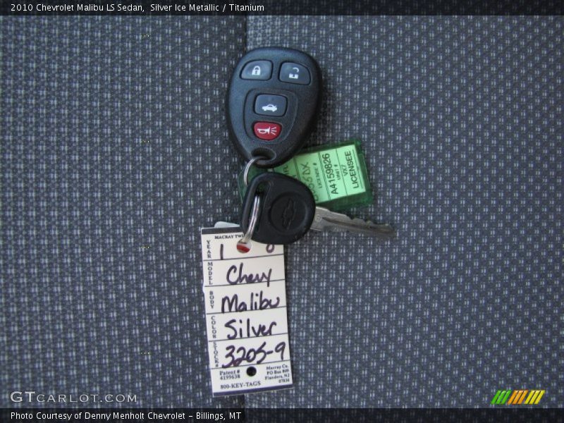 Silver Ice Metallic / Titanium 2010 Chevrolet Malibu LS Sedan