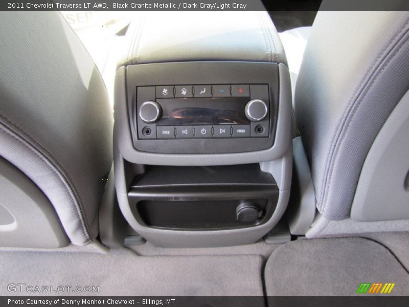 Black Granite Metallic / Dark Gray/Light Gray 2011 Chevrolet Traverse LT AWD