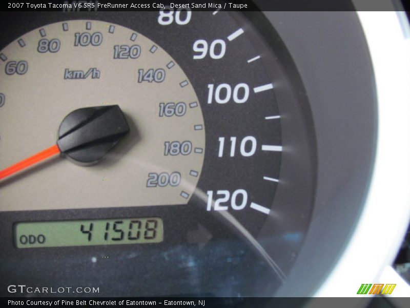Desert Sand Mica / Taupe 2007 Toyota Tacoma V6 SR5 PreRunner Access Cab