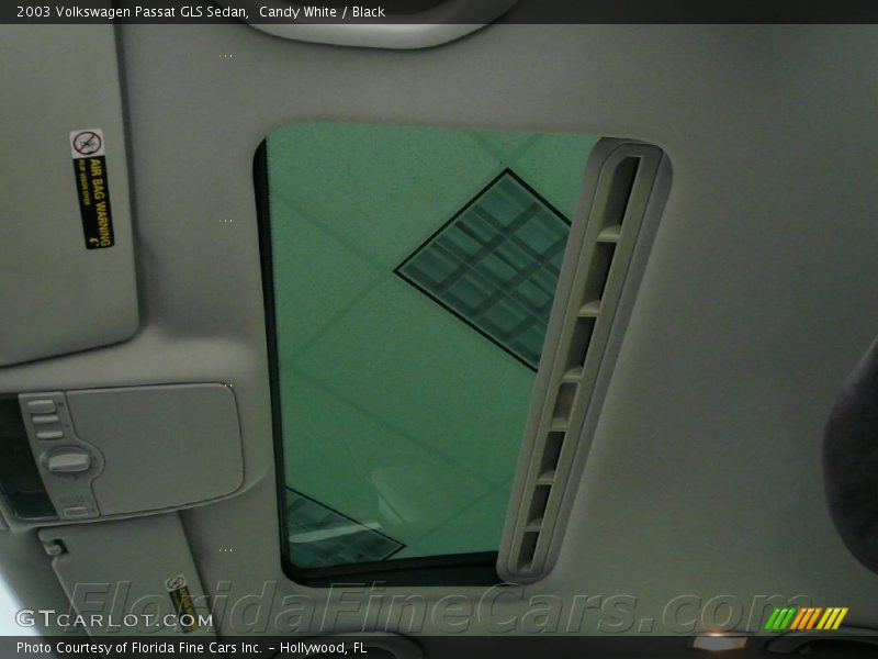 Candy White / Black 2003 Volkswagen Passat GLS Sedan