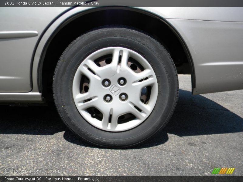 Titanium Metallic / Gray 2001 Honda Civic LX Sedan