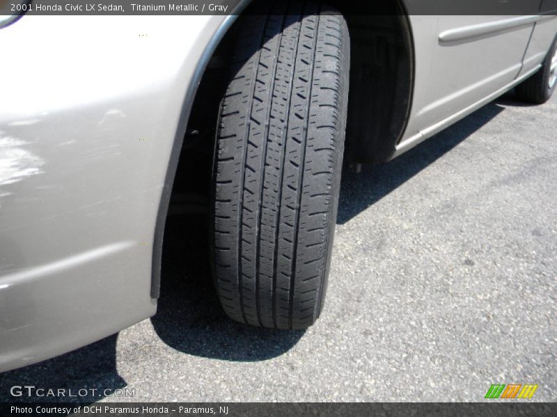 Titanium Metallic / Gray 2001 Honda Civic LX Sedan