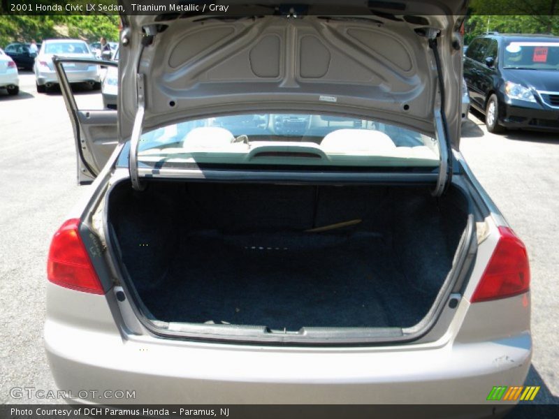 Titanium Metallic / Gray 2001 Honda Civic LX Sedan