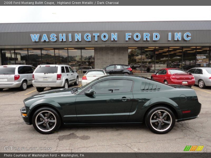 Highland Green Metallic / Dark Charcoal 2008 Ford Mustang Bullitt Coupe