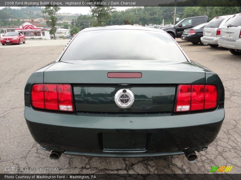 2008 Mustang Bullitt Coupe Highland Green Metallic