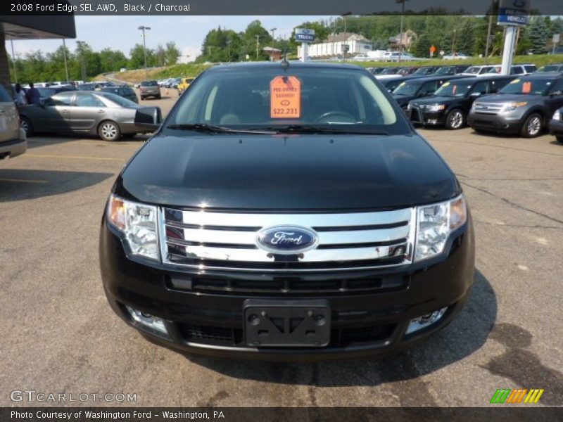 Black / Charcoal 2008 Ford Edge SEL AWD