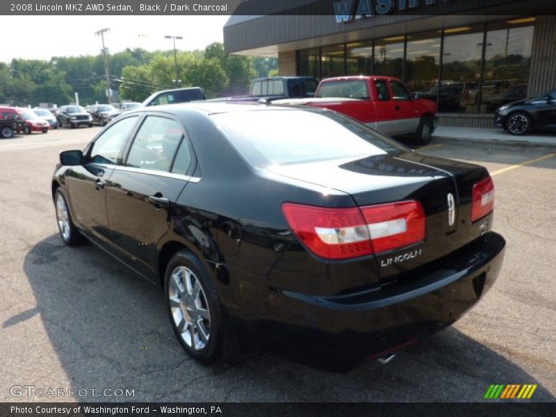 Black / Dark Charcoal 2008 Lincoln MKZ AWD Sedan