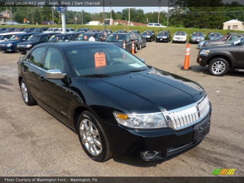 Black / Dark Charcoal 2008 Lincoln MKZ AWD Sedan
