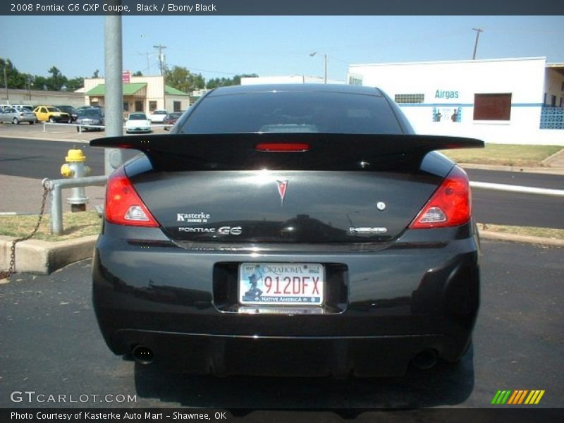 Black / Ebony Black 2008 Pontiac G6 GXP Coupe