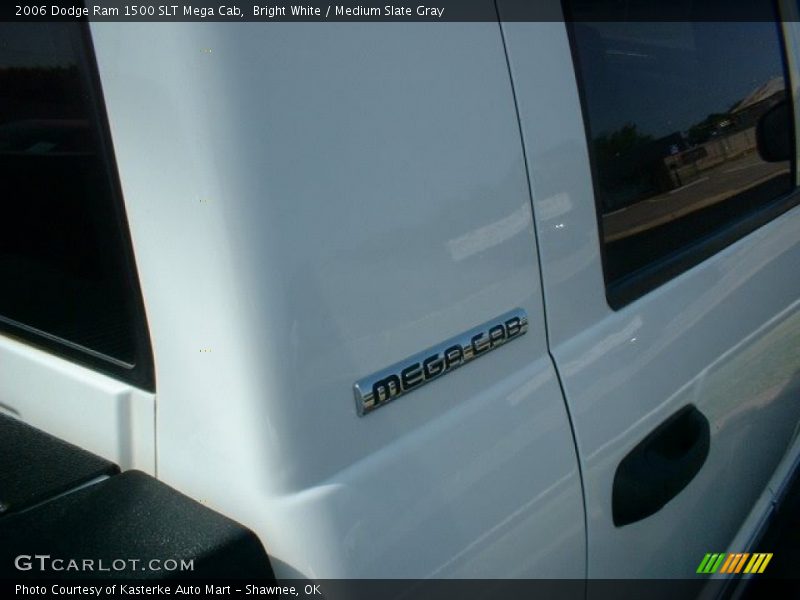 Bright White / Medium Slate Gray 2006 Dodge Ram 1500 SLT Mega Cab