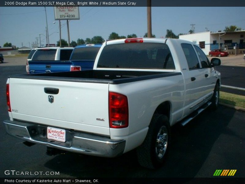 Bright White / Medium Slate Gray 2006 Dodge Ram 1500 SLT Mega Cab