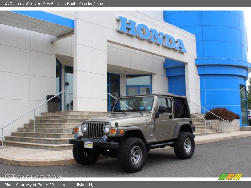Light Khaki Metallic / Khaki 2005 Jeep Wrangler X 4x4