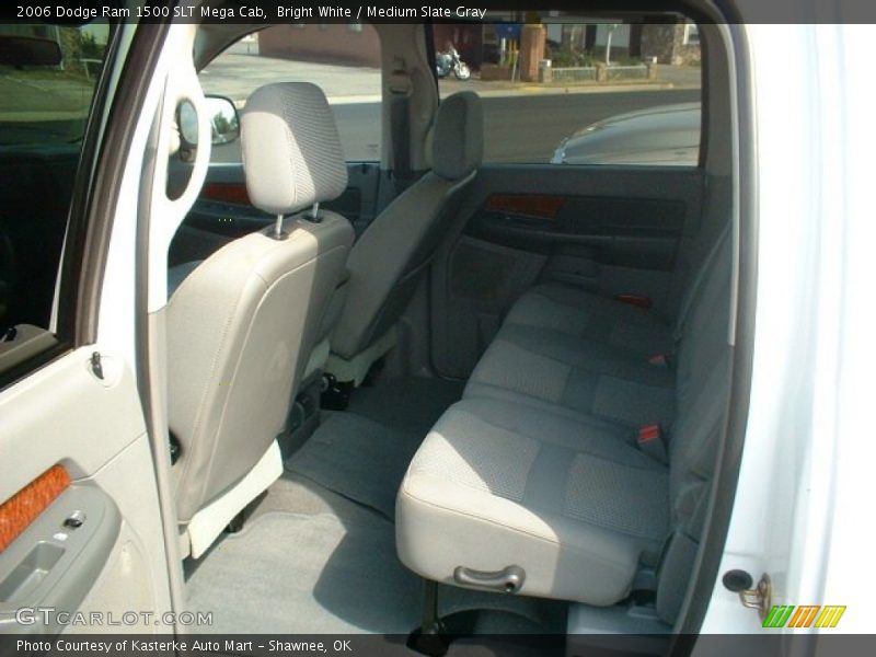 Bright White / Medium Slate Gray 2006 Dodge Ram 1500 SLT Mega Cab