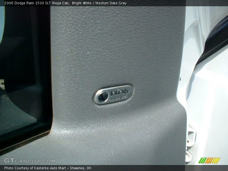 Bright White / Medium Slate Gray 2006 Dodge Ram 1500 SLT Mega Cab