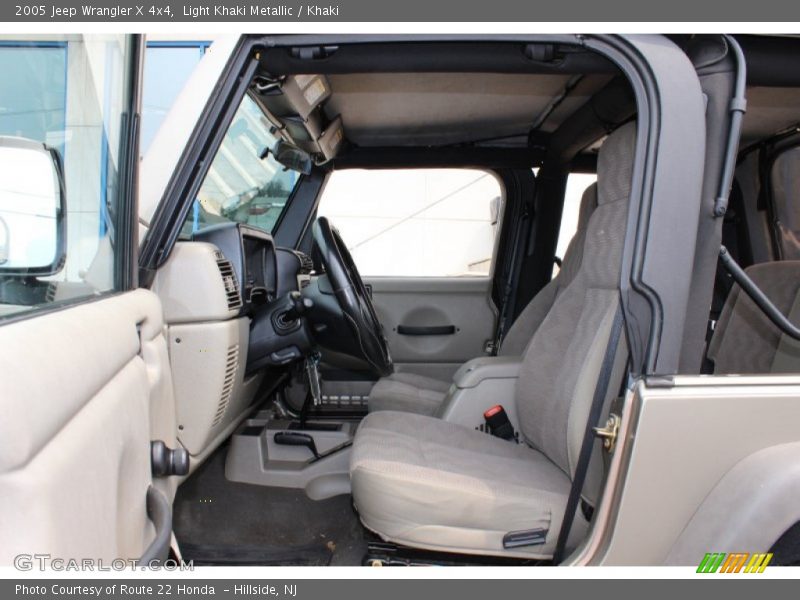 Light Khaki Metallic / Khaki 2005 Jeep Wrangler X 4x4