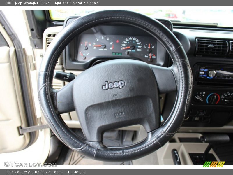 Light Khaki Metallic / Khaki 2005 Jeep Wrangler X 4x4