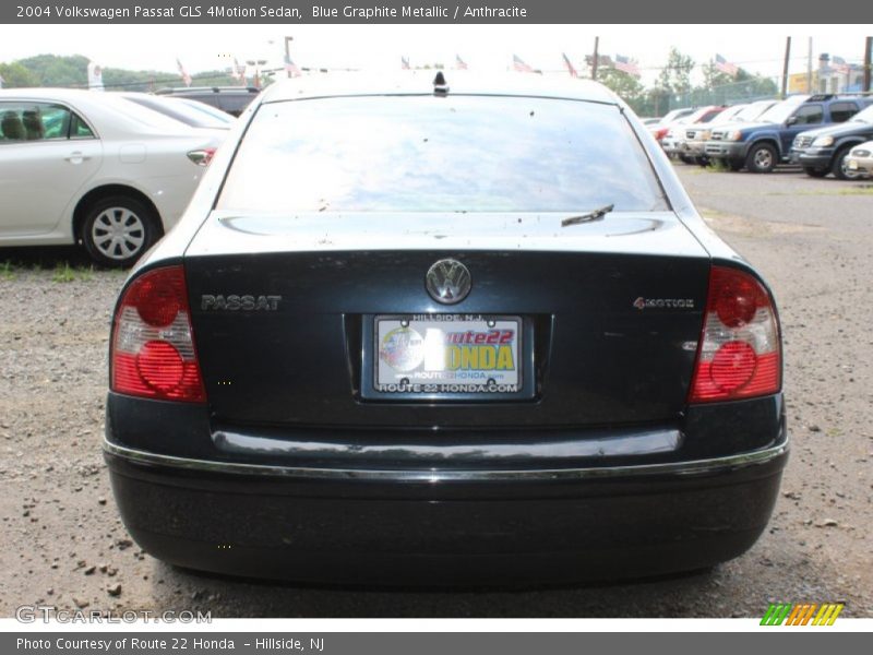 Blue Graphite Metallic / Anthracite 2004 Volkswagen Passat GLS 4Motion Sedan