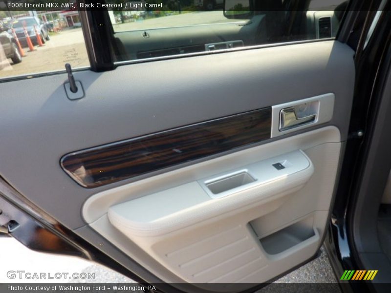 Black Clearcoat / Light Camel 2008 Lincoln MKX AWD