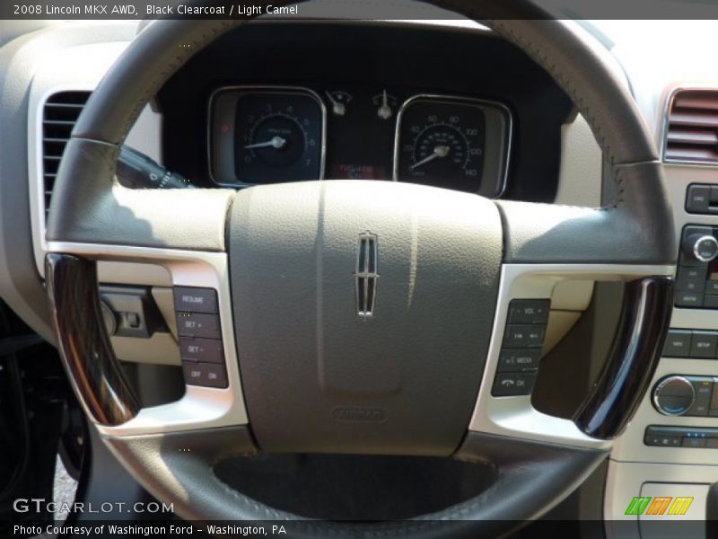 Black Clearcoat / Light Camel 2008 Lincoln MKX AWD