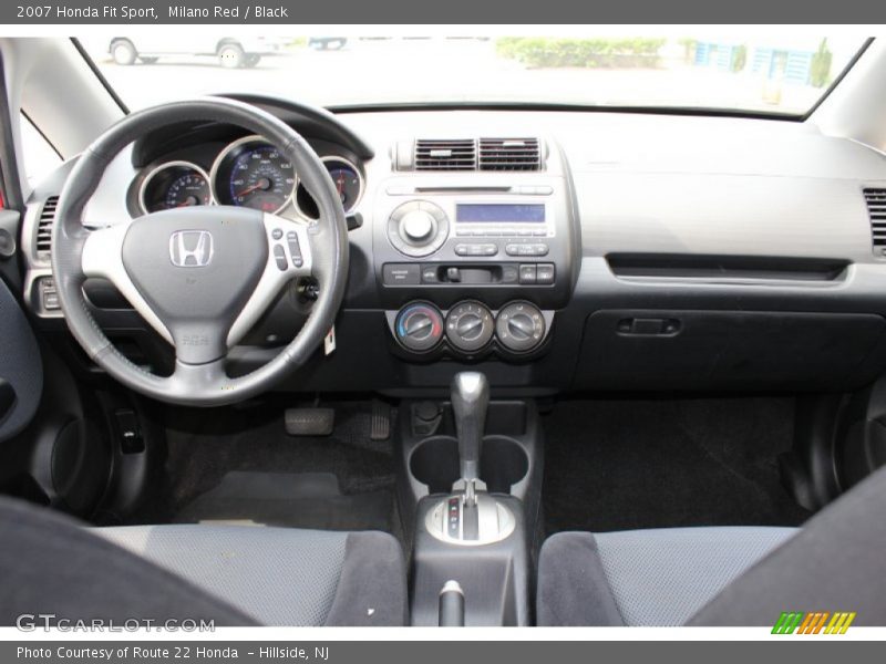 Milano Red / Black 2007 Honda Fit Sport