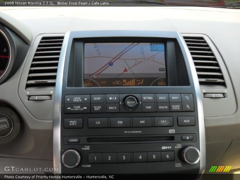Winter Frost Pearl / Cafe Latte 2008 Nissan Maxima 3.5 SL