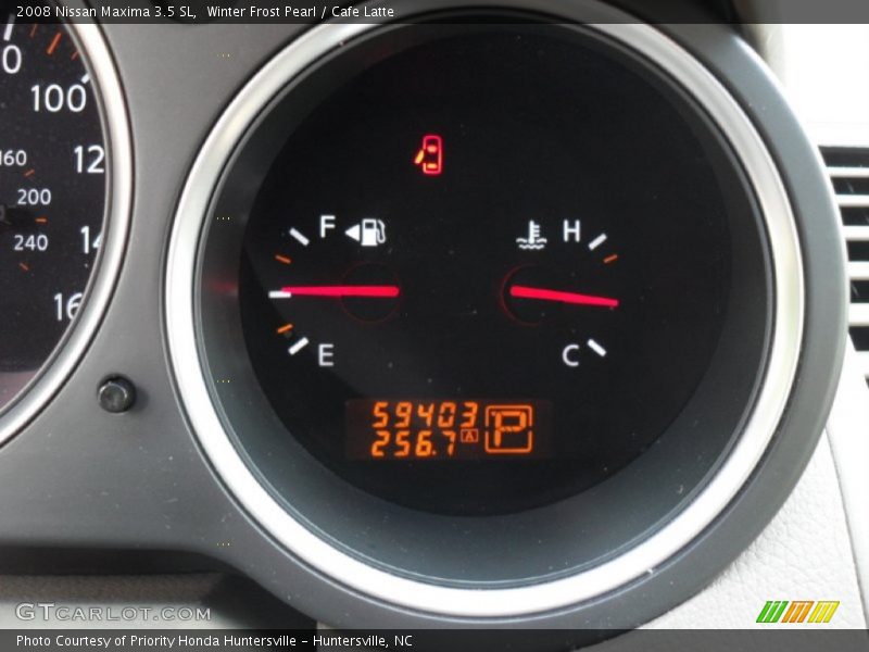 Winter Frost Pearl / Cafe Latte 2008 Nissan Maxima 3.5 SL