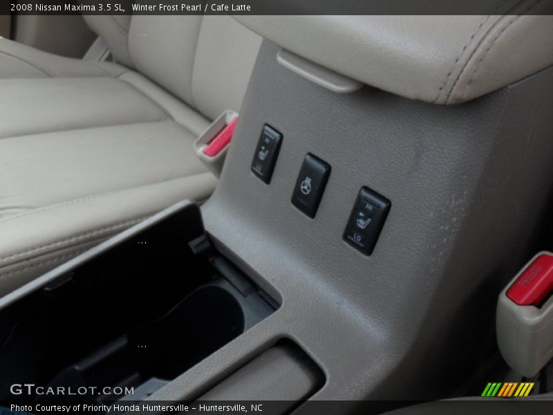 Winter Frost Pearl / Cafe Latte 2008 Nissan Maxima 3.5 SL