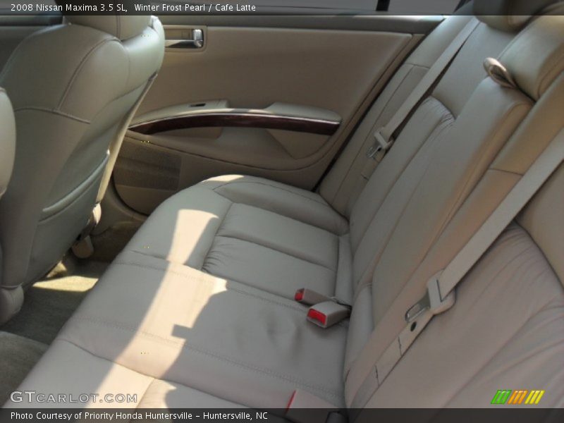 Winter Frost Pearl / Cafe Latte 2008 Nissan Maxima 3.5 SL