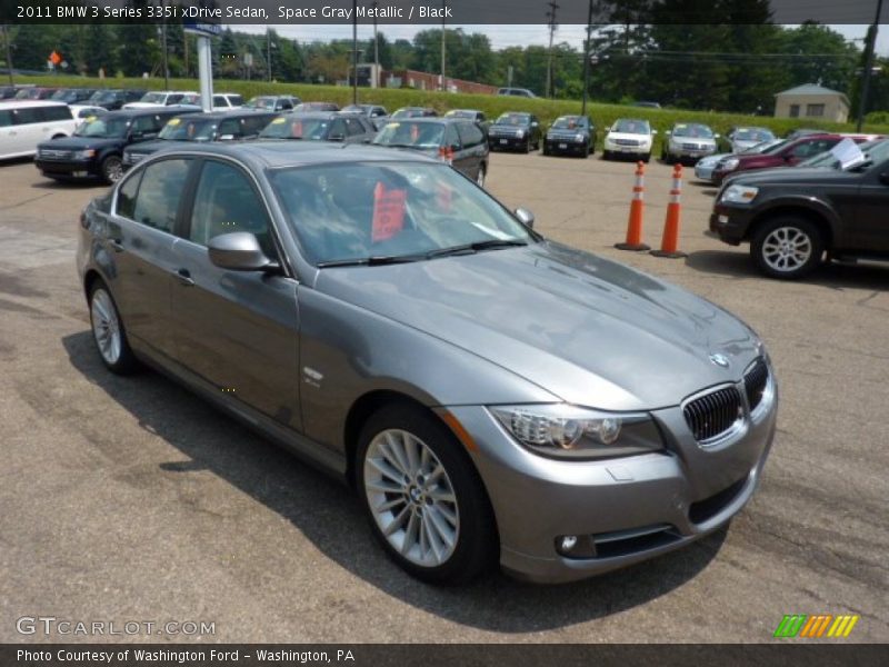 Space Gray Metallic / Black 2011 BMW 3 Series 335i xDrive Sedan