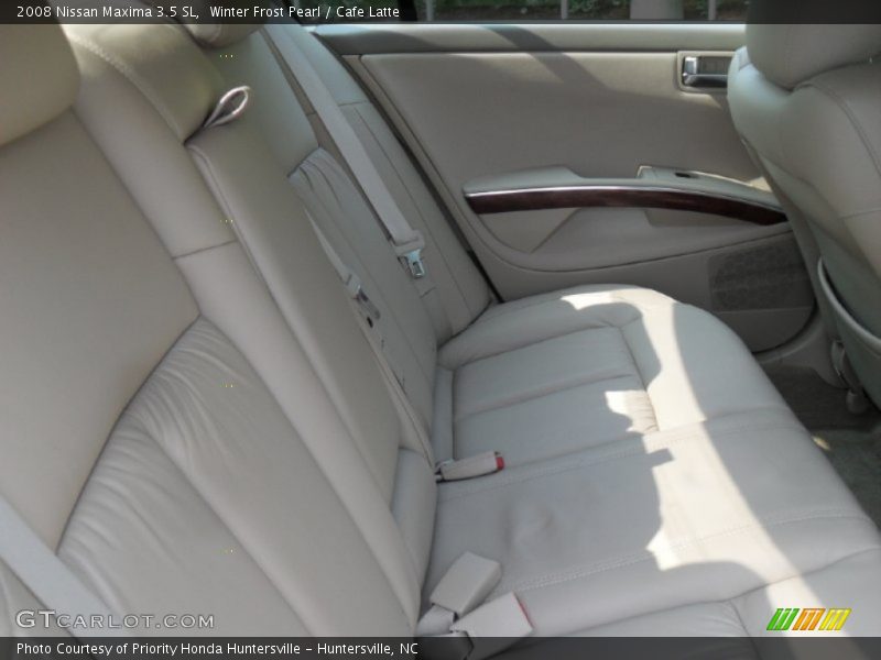 Winter Frost Pearl / Cafe Latte 2008 Nissan Maxima 3.5 SL
