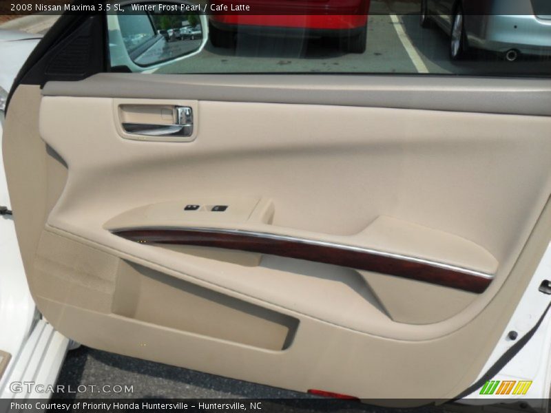Winter Frost Pearl / Cafe Latte 2008 Nissan Maxima 3.5 SL