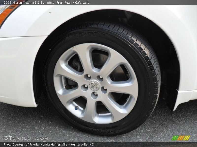 Winter Frost Pearl / Cafe Latte 2008 Nissan Maxima 3.5 SL