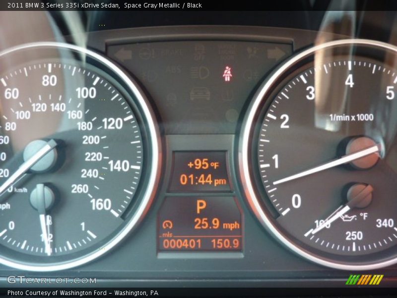 Space Gray Metallic / Black 2011 BMW 3 Series 335i xDrive Sedan