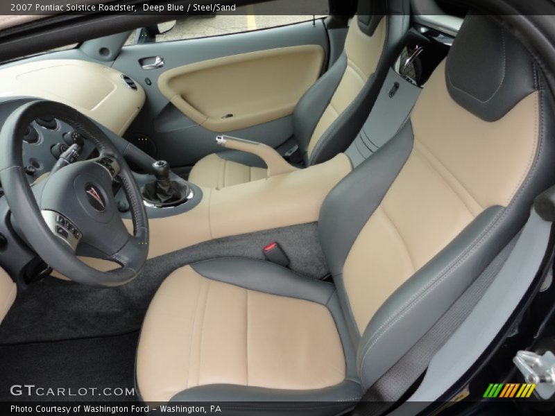 Deep Blue / Steel/Sand 2007 Pontiac Solstice Roadster